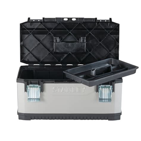 stanley fatmax metal plastic tool box 26 inches|stanley fatmax polypropylene tool box.